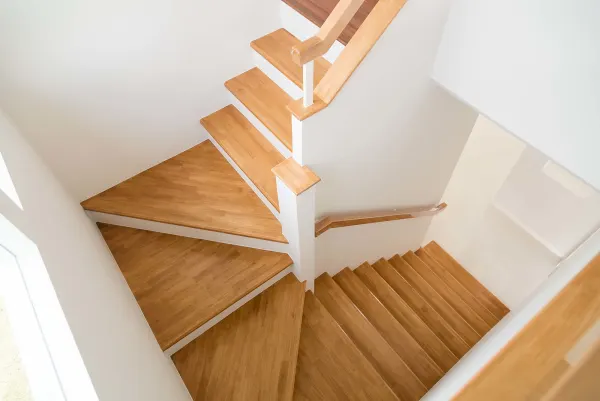 Modern stair flooring installation